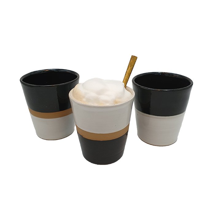 Mug bicolore noir et blanc 200-045