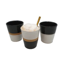 Mug bicolore noir et blanc 200-045