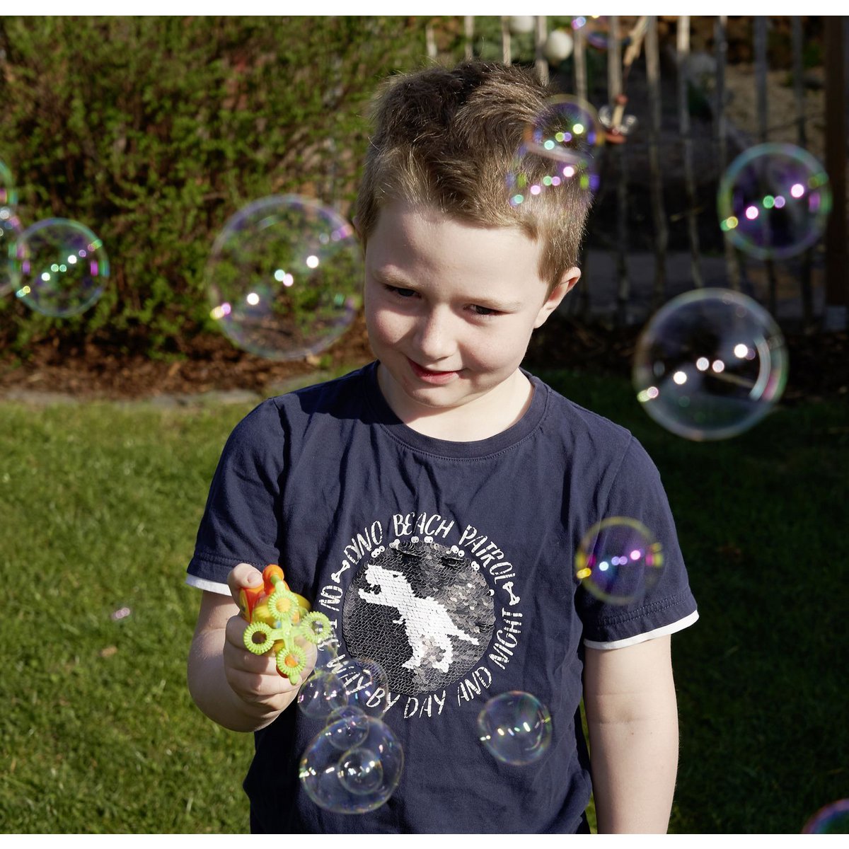 Seifenblasenpistole Bubble Fun, 2-fach sortiert