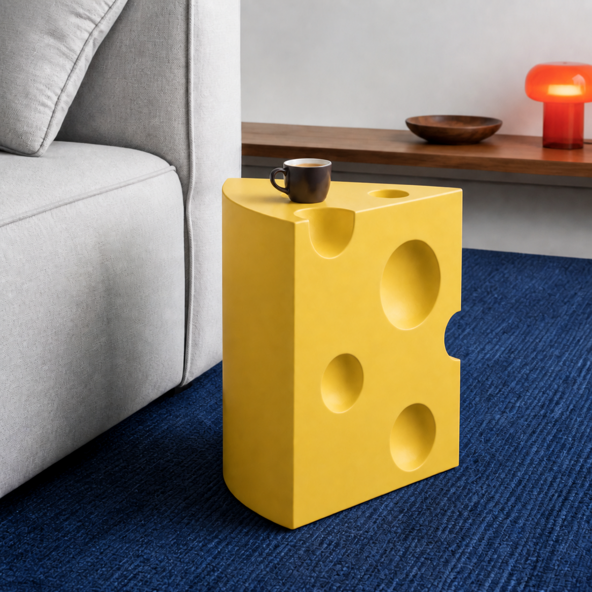Cheese Slice Side Table