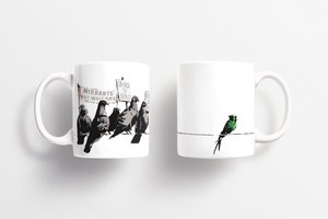 Banksy Ceramic Mug 325ml - Birds