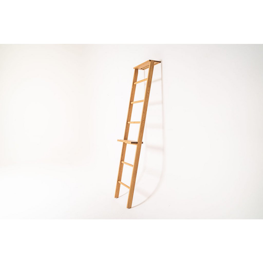 Kledingladder, handdoekladder van massief eikenhout