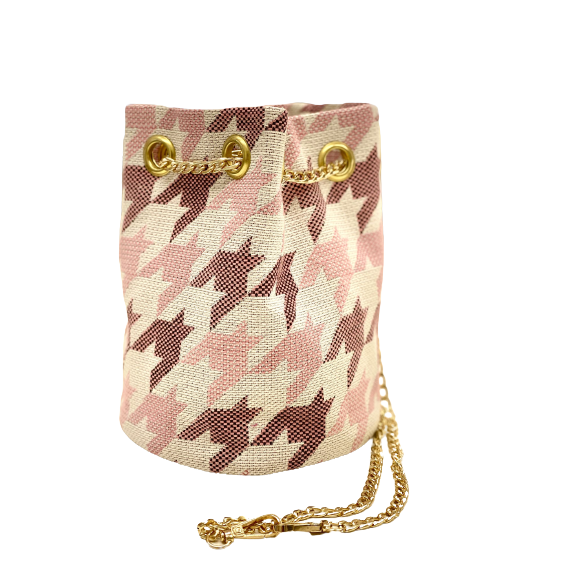 Sac Seau PIED DE COQ ROSE