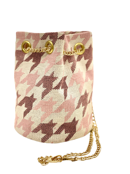 Sac Seau PIED DE COQ ROSE
