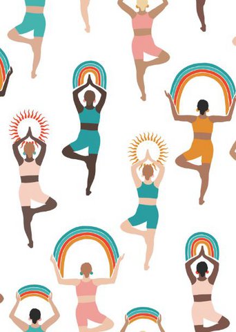 Sustainable card - Yoga Poses