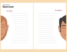 Cuaderno de historia de amor de una pareja gay