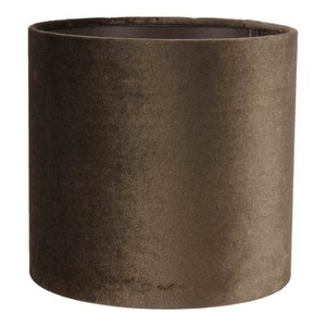 Lampshade 20 cm - Cylinder - Green - Fabric