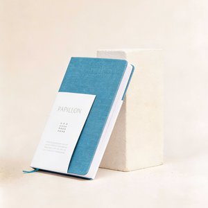 Linnen A5 Hardcover Notitieboek – Gestippelde Pagina’s – 256 Pagina’s