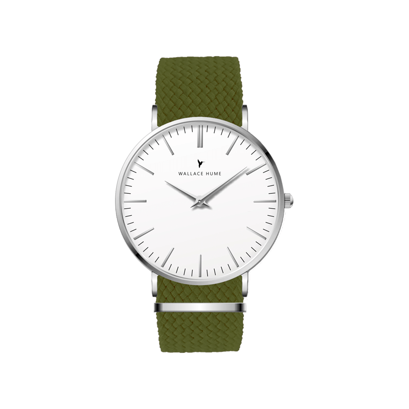 Olive Green | Classic White