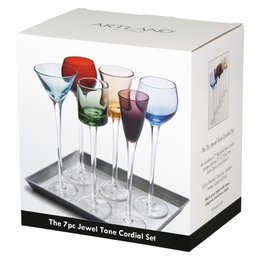 7 Piece Long Stem Liqueur Set