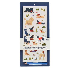 Magnetic shopping list - Dog Park