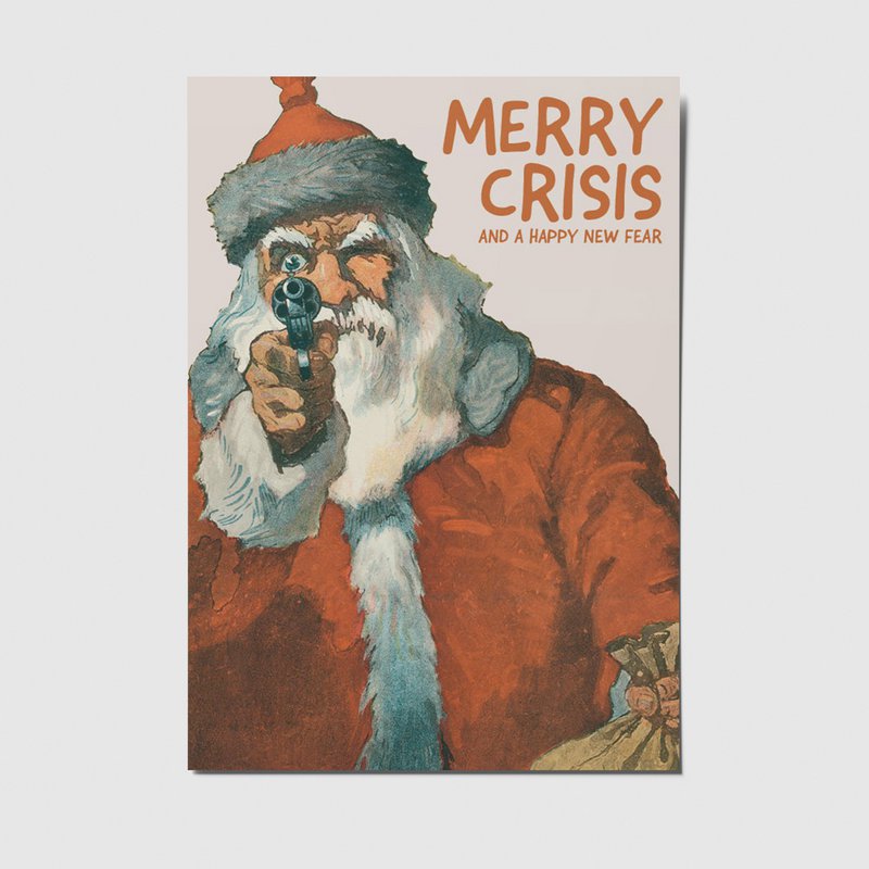 Merry crisis - A6 Postcards
