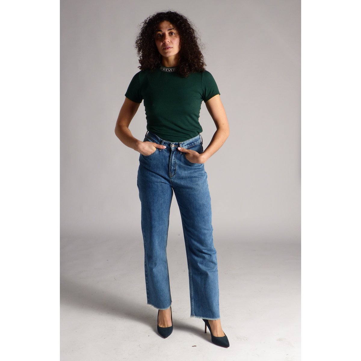 Jean Flare - Taille Haute - jean loose