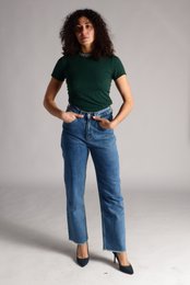 Flare Jeans - Høj talje - løse jeans