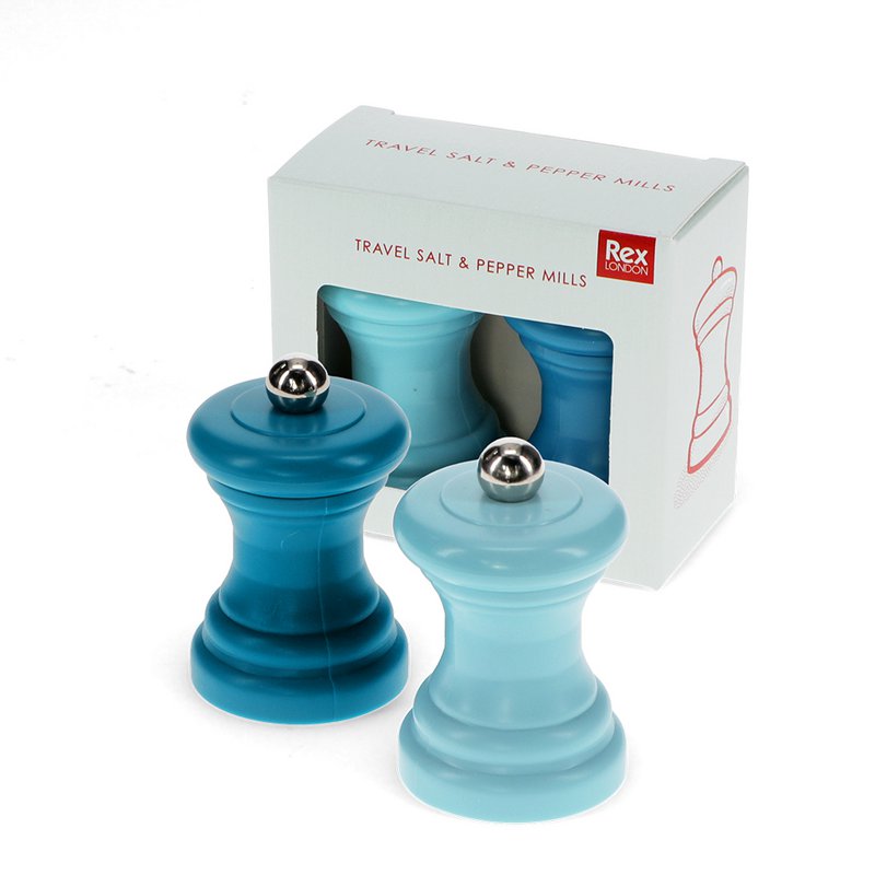 Set macina sale e pepe da viaggio - Blu