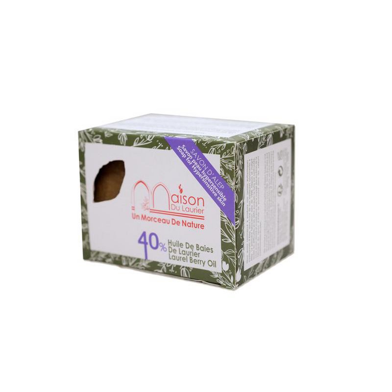 Jabón de Alepo 200gr 40% Aceite de Laurel