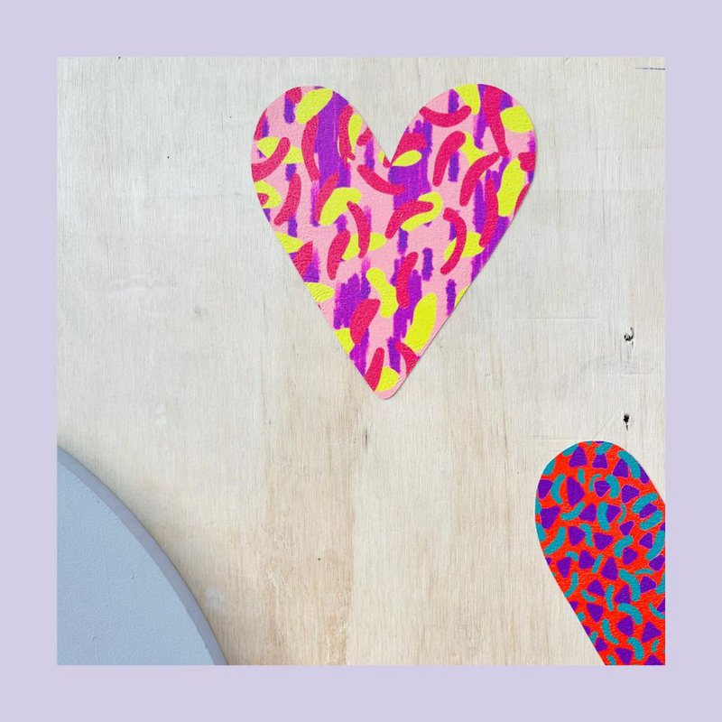 Muursticker hart *Liefs voor jou* (Sweet)