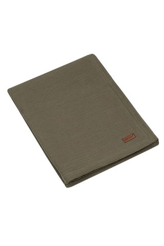 MARCO Musselin-Doppelwickeltuch – 100 % Baumwolle – Khaki