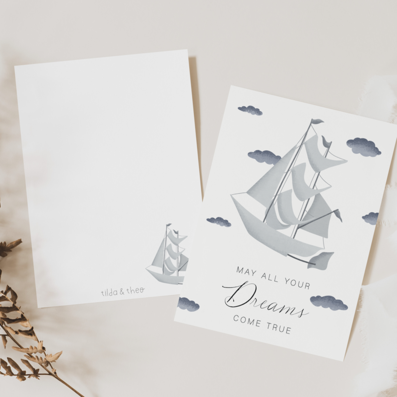 Carte postale - Dirigeable de rêve