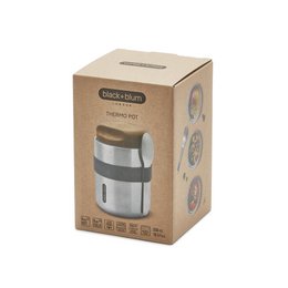 Black+Blum Thermo Pot - Thermo food container - 0.55Ltr - Gray