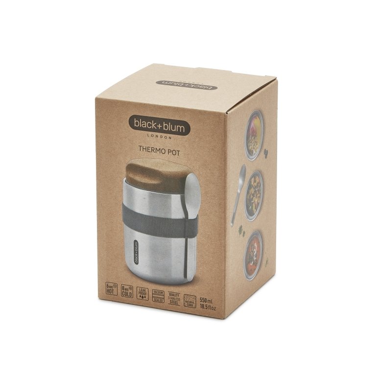 Black+Blum Thermo Pot - Thermo food container - 0.55Ltr - Gray