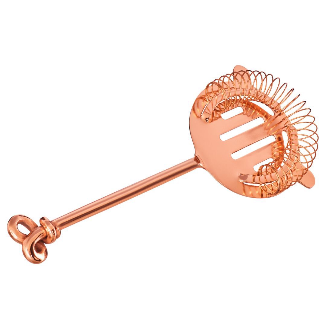 Set de accesorios para coctelería Vogue, 5 piezas – recubierto de cobre