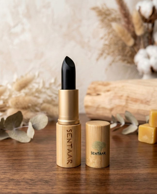 TOURMALINE Lápiz Labial Mineral Hidratante – Larga Duración – Natural Sin Mica