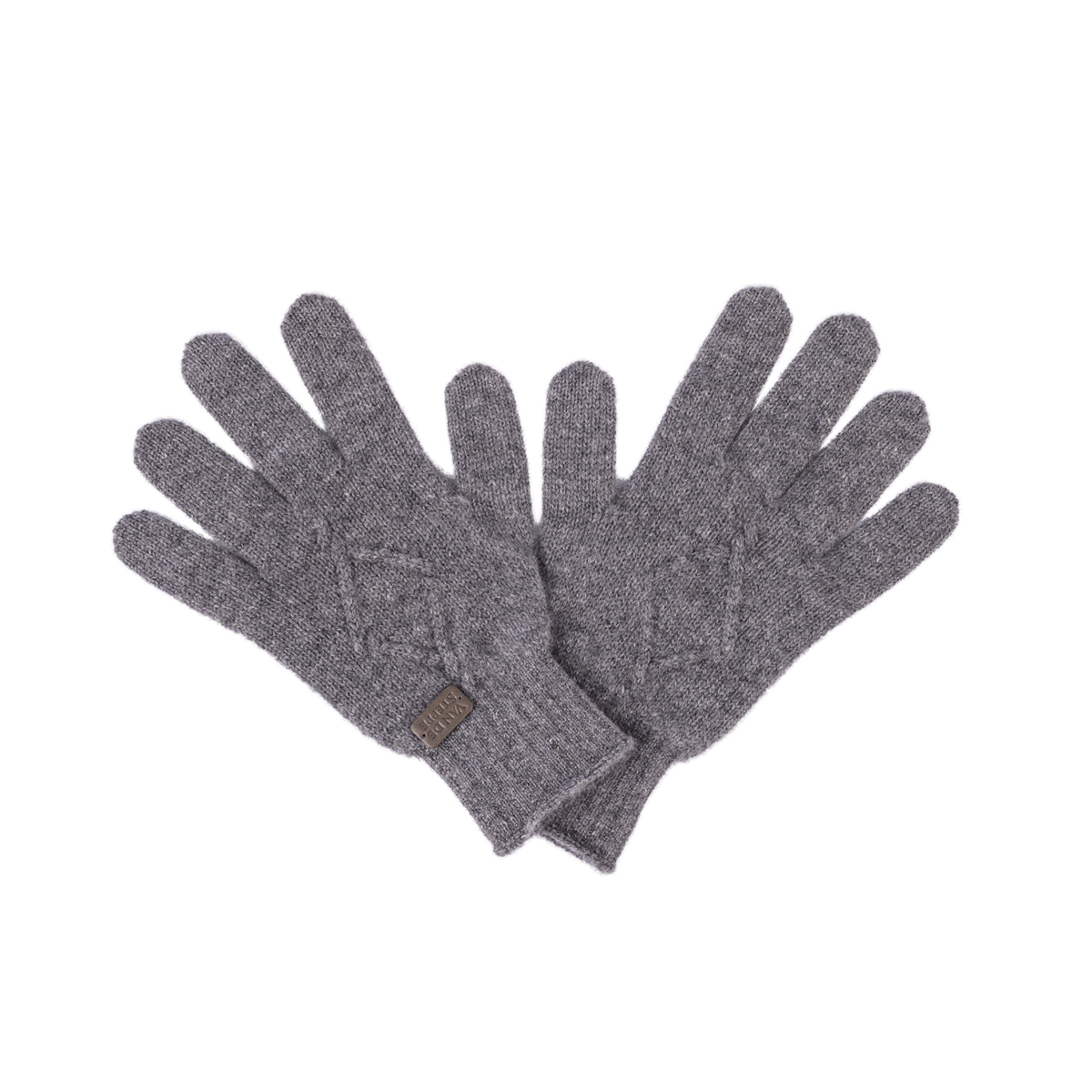 Spade Knit Cashmere Gloves