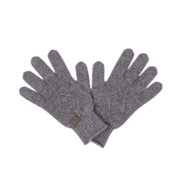Spade Knit Cashmere Gloves
