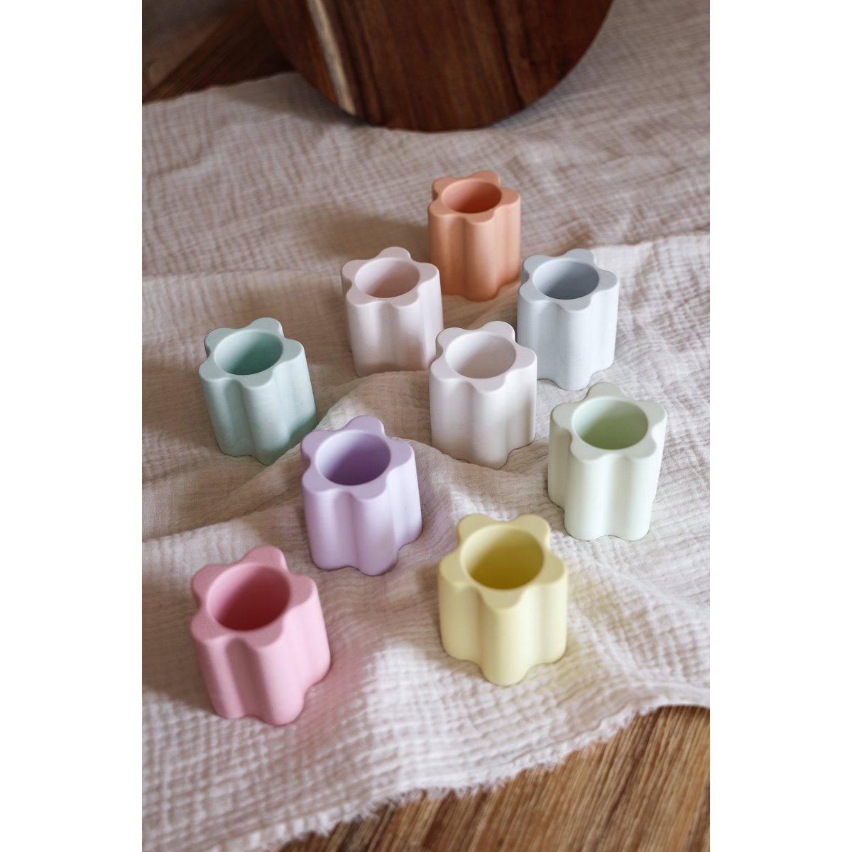 Stick candles candlesticks