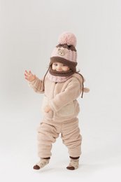 Spodenki dziecięce pluszowe MILO BEIGE