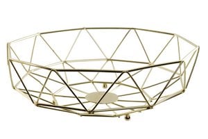 FRUTERO METAL 28X28X9 GEOMETRICO MATE 2 SURT. PC194389