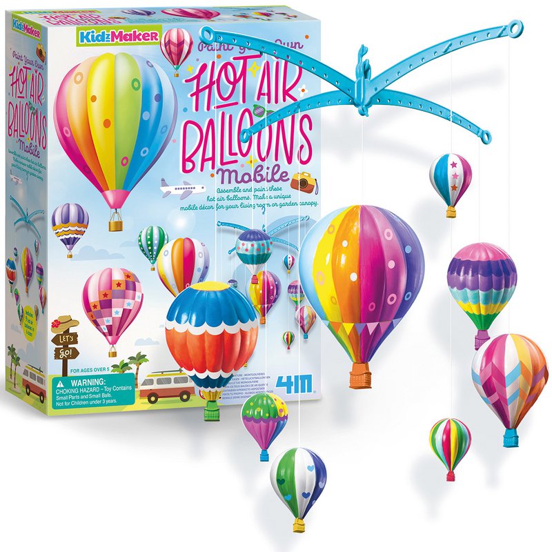 Bemalen Sie Ihre eigenen mobilen Heißluftballons