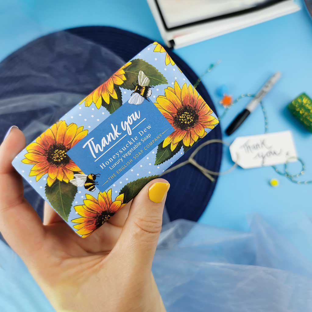 ENGLISH SOAP C° 190g zeep - Thank You - Honeysuckle Dew