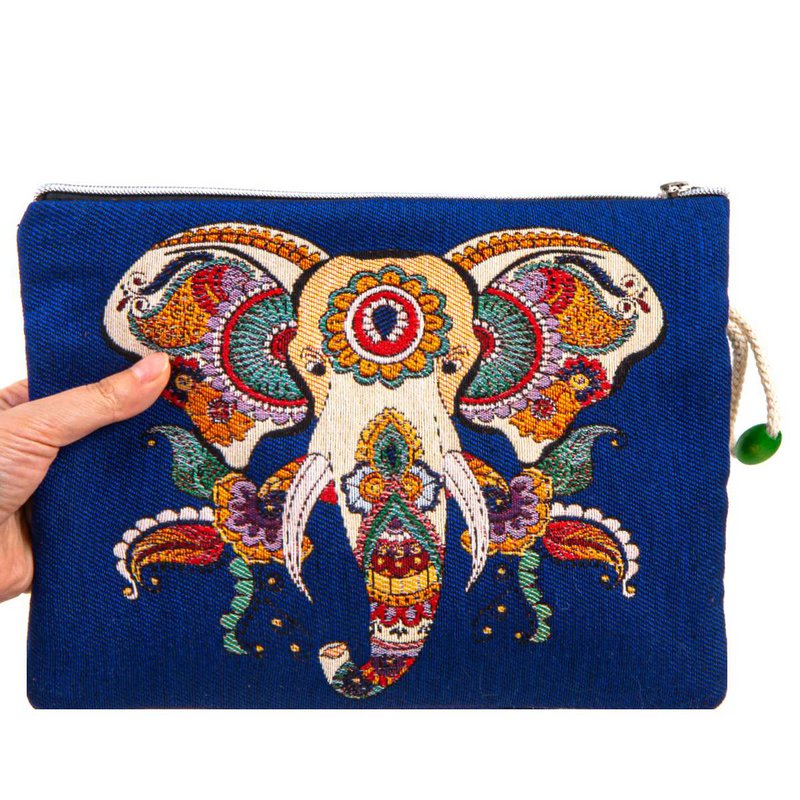 Multi -purpose bag - elephant - 28x20cm