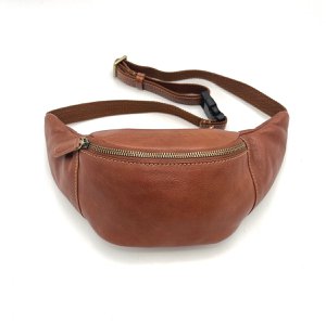 Genuine Leather waist bag, for men, art. VE4803