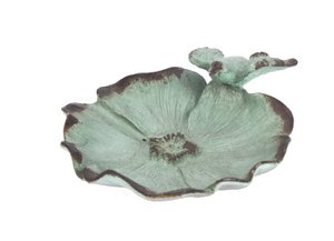 Schüssel Blumenform Vogel Türkis