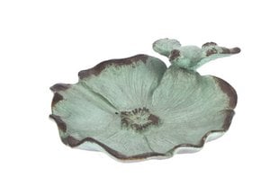 Schüssel Blumenform Vogel Türkis