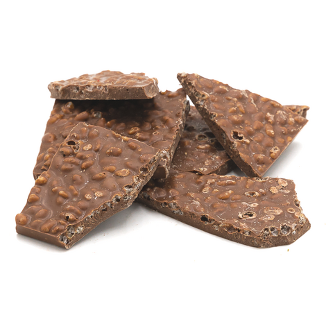 Broken bars (milk 44% with puffed rice) 200 Grs