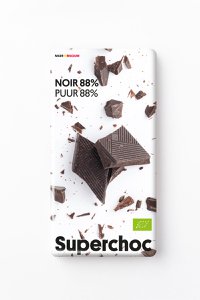 Superchoc: 88% Dark Chocolate Bar