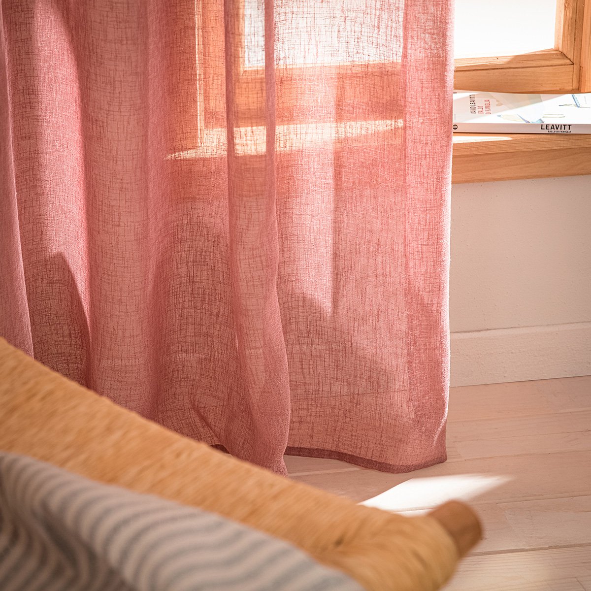 Eyelet Curtain 140x280cm GOFIS HOME  Combe Tree Brown 502/ 08