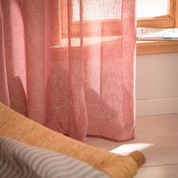 Eyelet Curtain 140x280cm GOFIS HOME  Combe Tree Brown 502/ 08