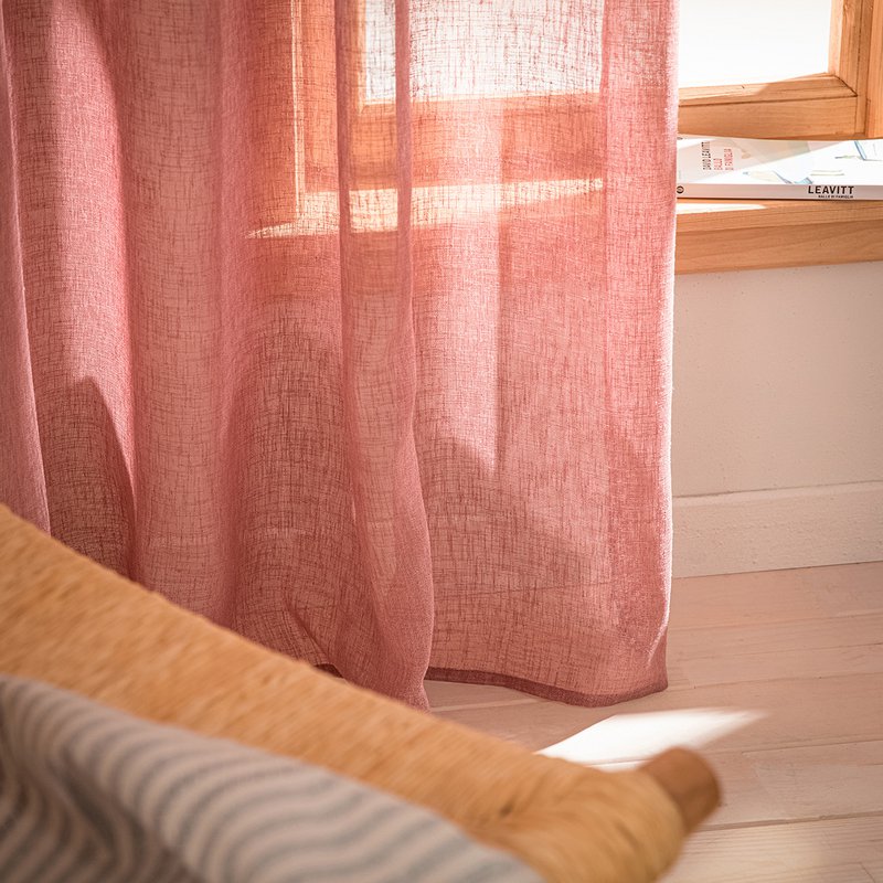 Eyelet Curtain 140x280cm GOFIS HOME  Combe Tree Brown 502/ 08