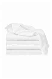 Windeln 100 % Baumwolle LUX WHITE – Set mit 5 Stück.