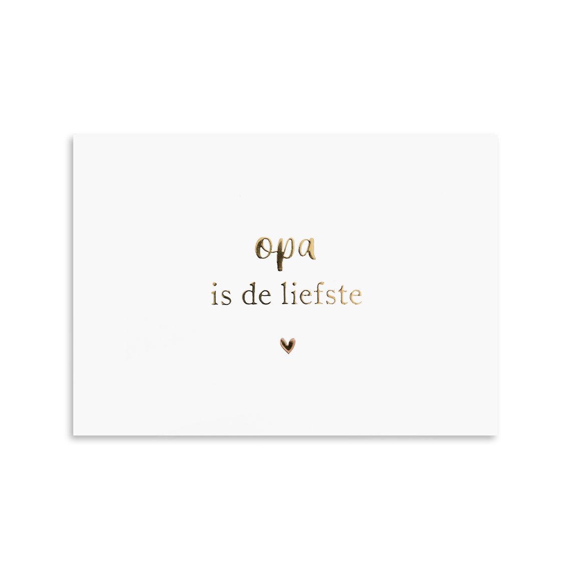 Card Grandpa Dearest | gold foil