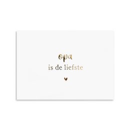 Card Grandpa Dearest | gold foil
