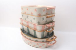 Pink Small Dish Stars 30,1x18,4x6,3 cm Rose Isabelle