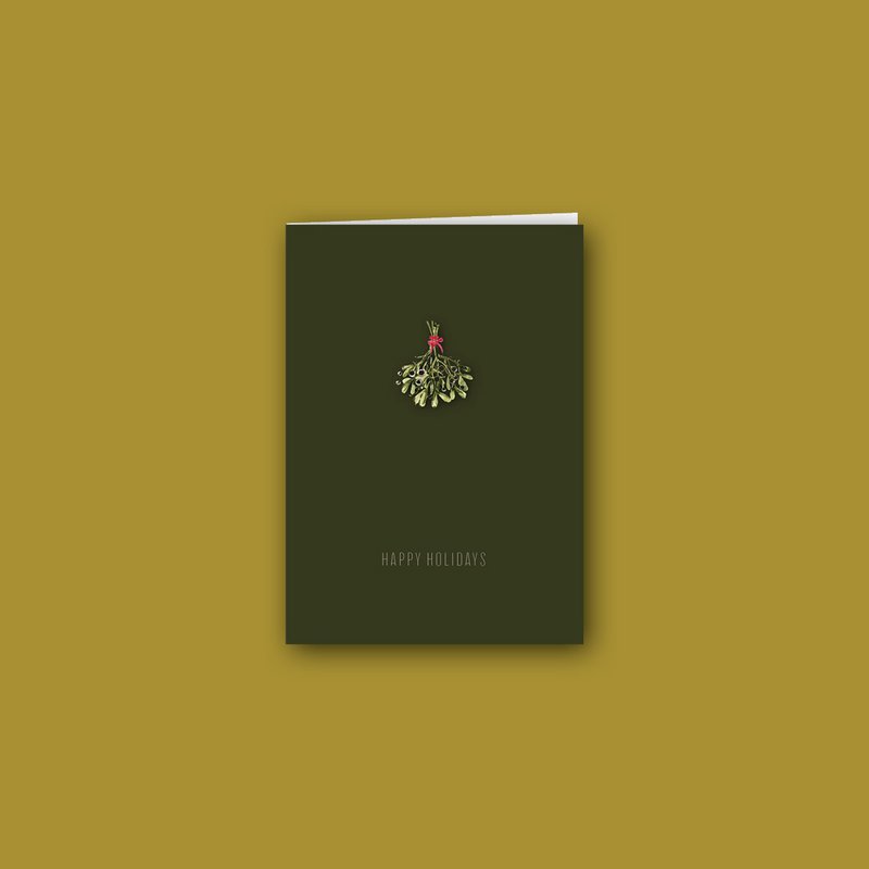 Weihnachtskarten-Set - 8 Doppelkarten im Umschlag