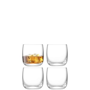 L.S.A. - Borough Tumbler Glass 300 ml set of 4 pieces - Transparent