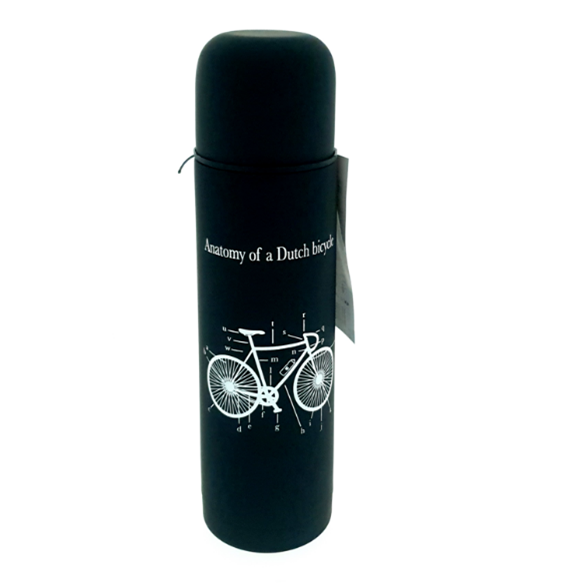 Retulp Insulated double wall bottle 500ML - Black Bicycle